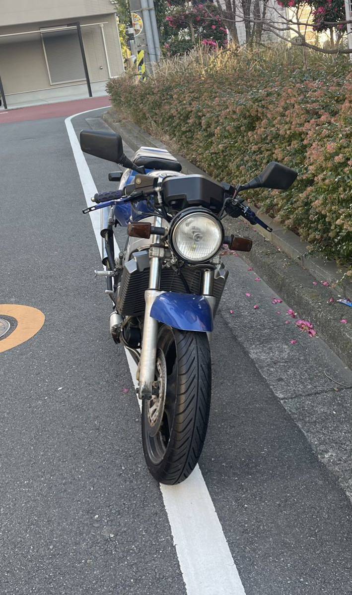 スズキ Wolf250 カスタム スガヤ右2本出しチャンバー装着 実動 書類付き VJ21A 面白いバイクですぜひウルフ250 検索KR R1Z RGV NSR TZR RZ_画像3