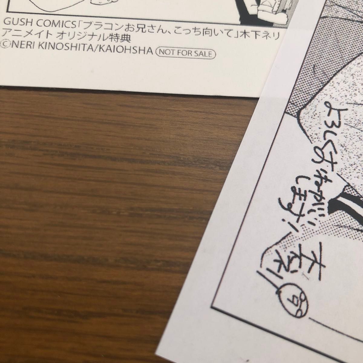 木下ネリ漫画3冊セット　ブラコンお兄さん、こっち向いて・触れて、愛して、抱きしめて・兄貴と一緒じゃ眠れない　ペーパー付き