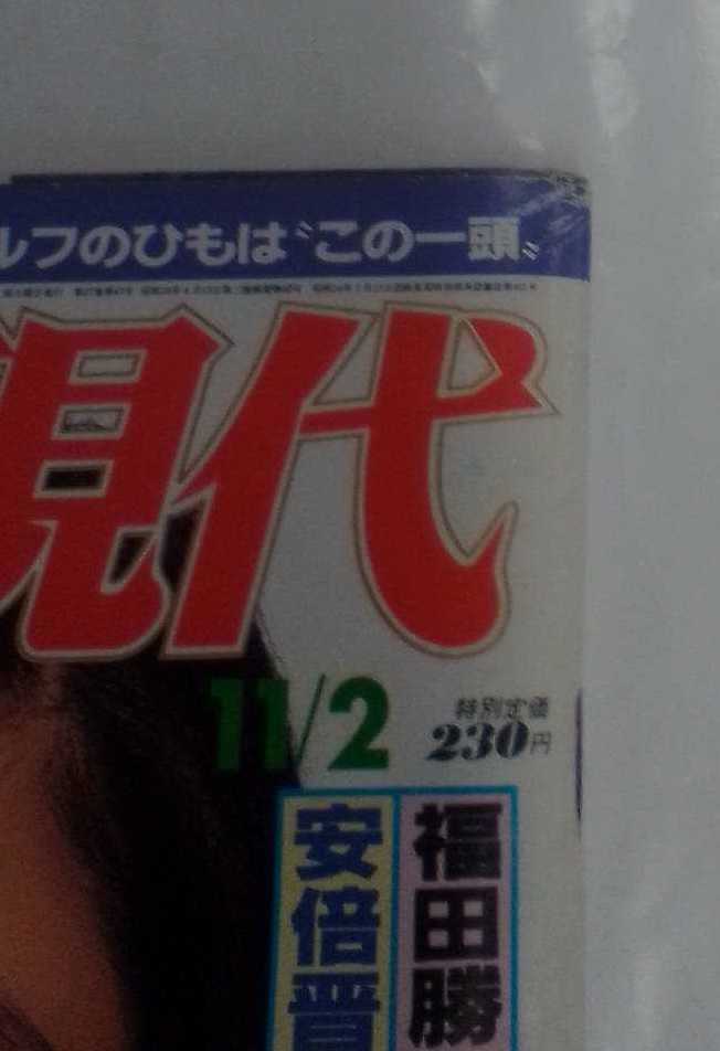 週刊現代　しゅうかんげんだい　1985年11月２日号_画像4