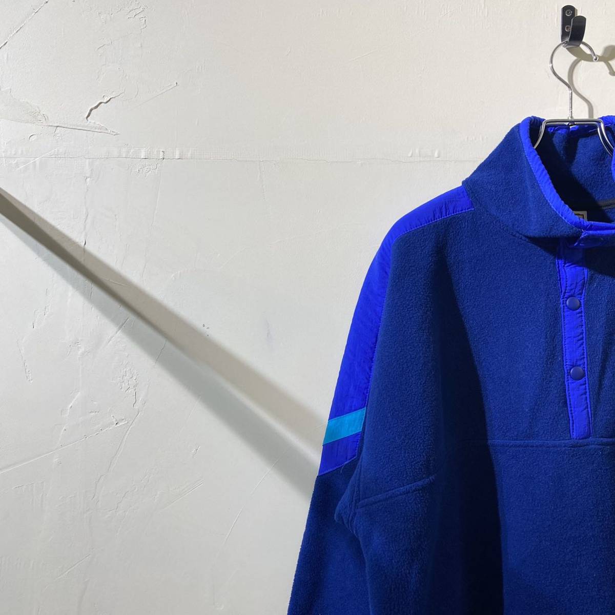 vintage design fleece snap jacket 古着 ビンテージ カナダ製 フリースジャケット スナップボタン ハーフジャケット 80s 90s_画像4