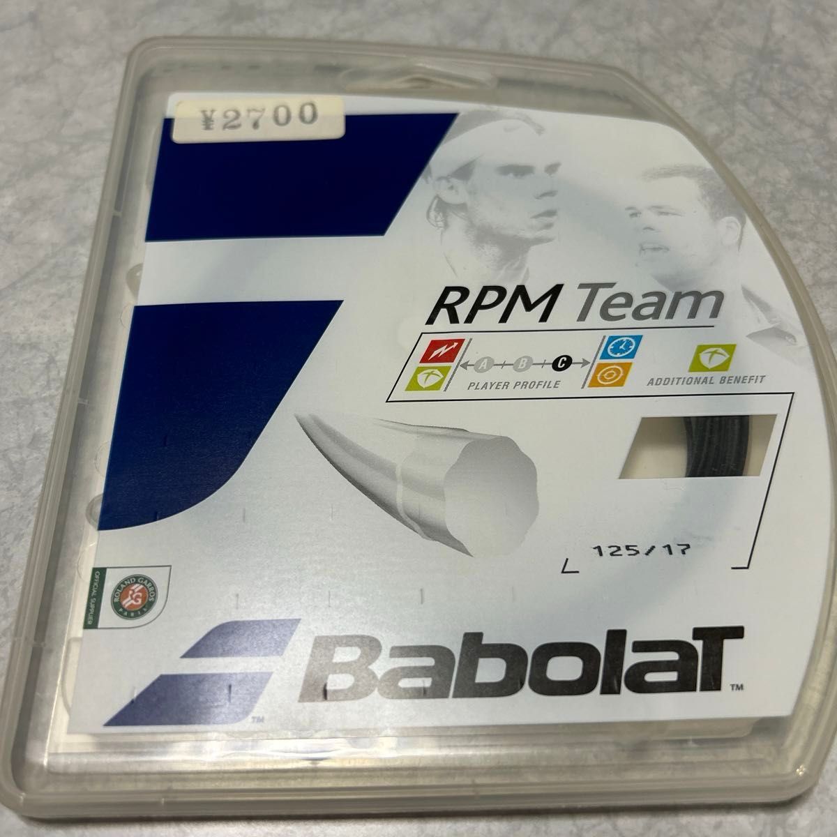 ♪バボラ (BabolaT) RPMチーム 125 BA241108 ブラック 125