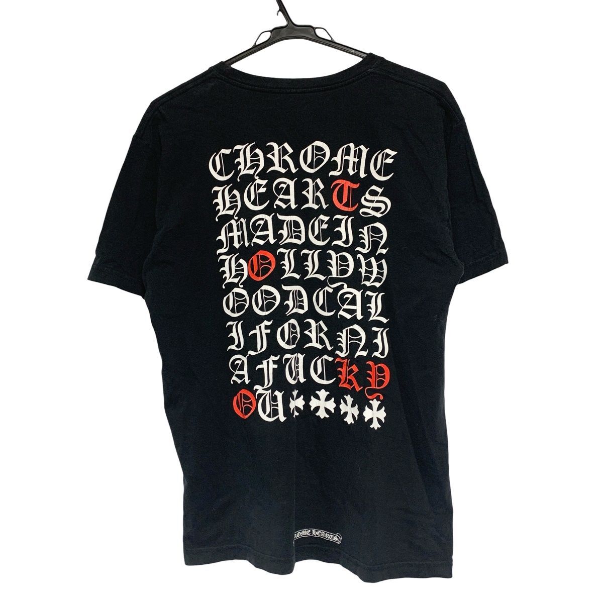 【中古】 CHROME HEARTS クロムハーツ バックプリント TOKYO Tシャツ トップス ポケット スクロールラベル 23035074 AO