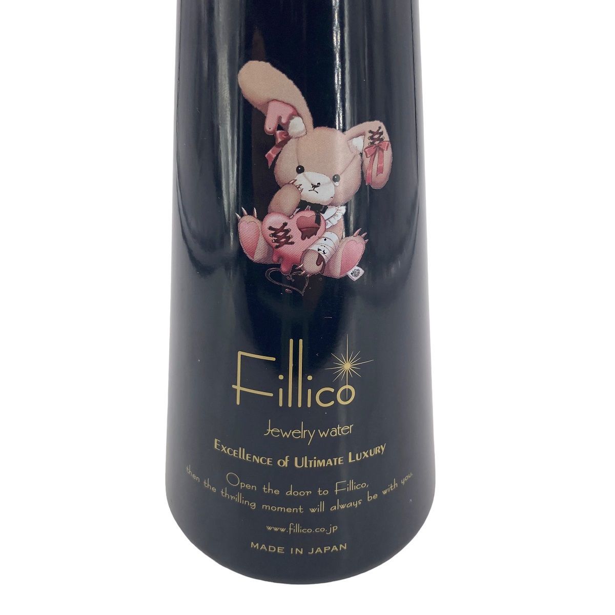 【中古】 Fillico フィリコ ブラック ラビット 空ボトル インテリア 王冠付き 飾りボトル 23047579 AS_画像6