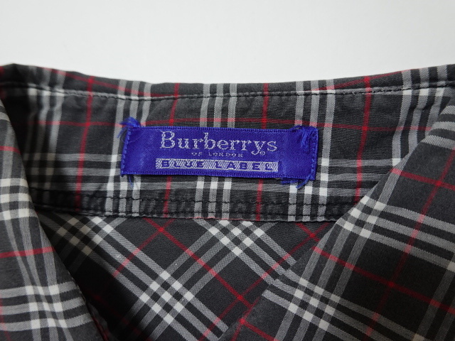 ■0128■BURBERRY BLUE LABEL バーバリーブルーレーベル 長袖シャツ 40 三陽商会●_画像2