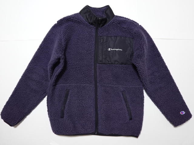 ■0130■チャンピオン Champion フリース ボア ジャケット XL ●_画像1