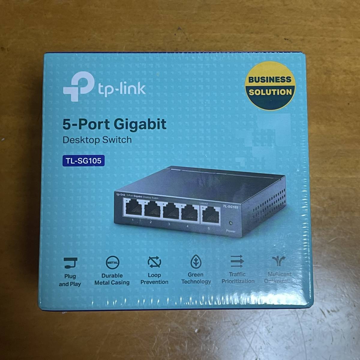 TP−LINK TL-SG105 スイッチングハブ ギガビット 新品 未開封 ネットワーク ハブ 5ポート_画像1