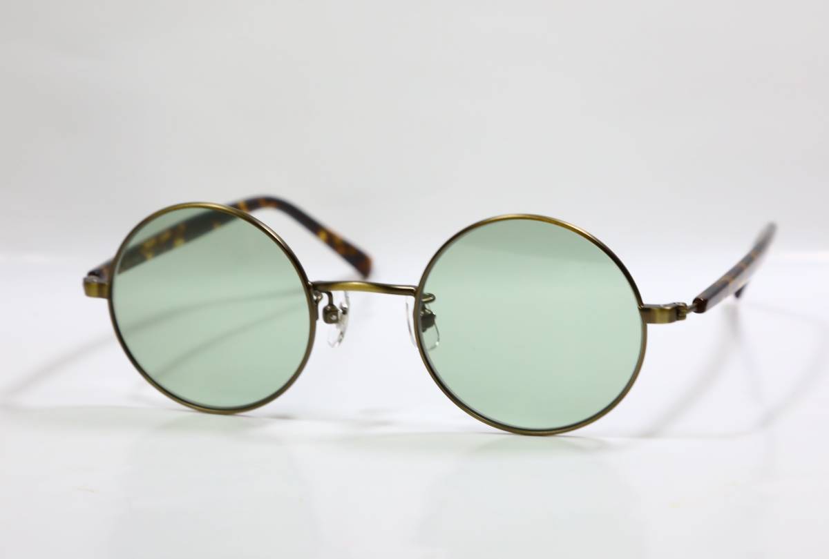  new goods *John Lennon sunglasses * John Lennon JL-544 Col.3 genuine . circle frame antique Gold 