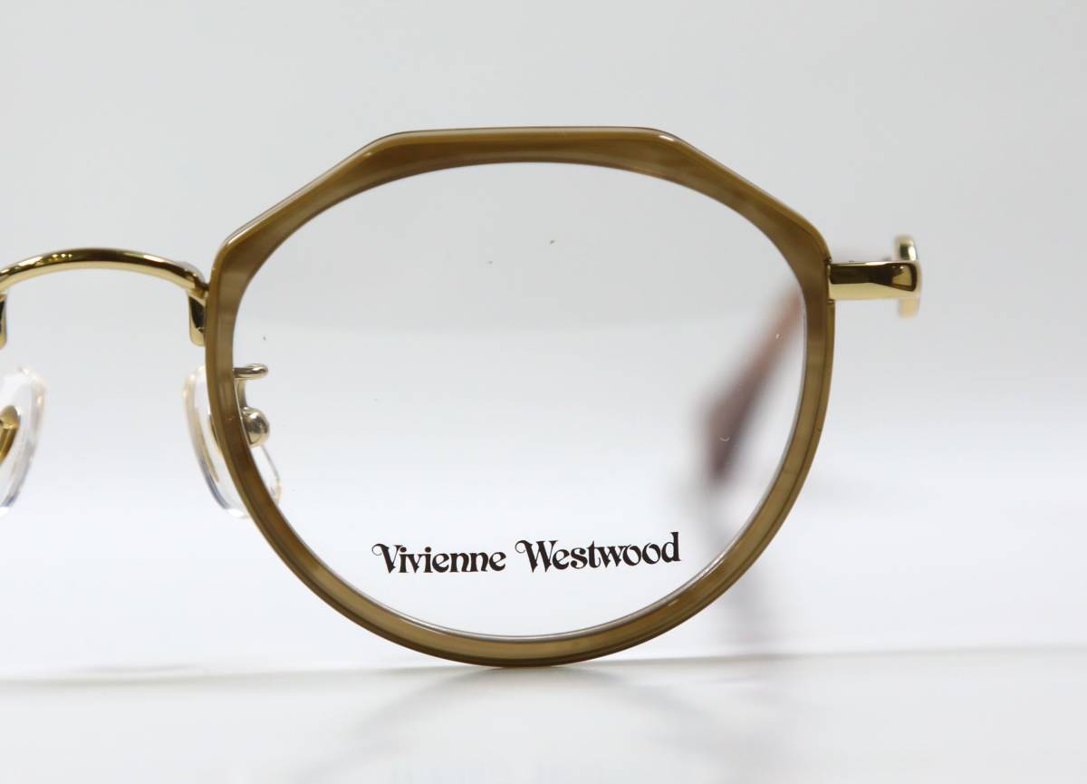 新品　Vivienne Westwood◆ヴィヴィアンウエストウッド　メガネフレーム◆40‐0012　Col.2　セルメタルコンビフレーム_画像5