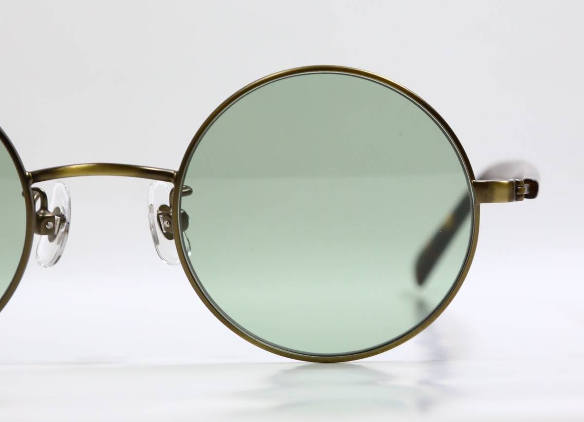  new goods *John Lennon sunglasses * John Lennon JL-544 Col.3 genuine . circle frame antique Gold 