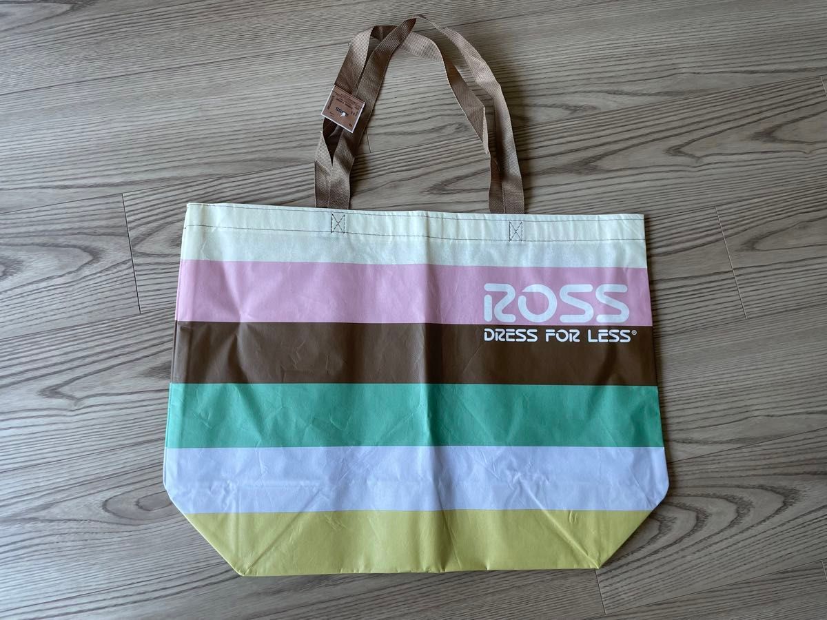 海外　アメリカ雑貨　小売店　ROSS Dress for Less ビッグリゾートエコバッグ　2枚 トートバッグ