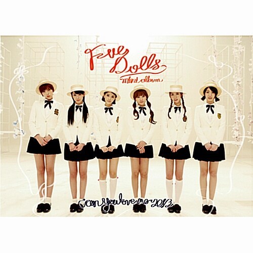 ◆F-ve Dolls 5Dolls mini album 『First Love』 直筆サイン入りCD◆韓国_画像1