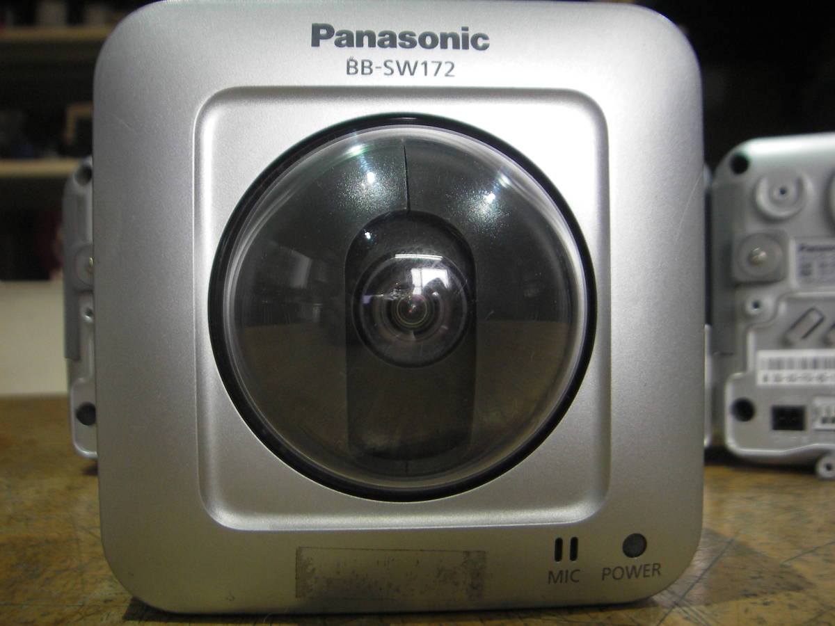 パナソニック 防犯カメラ BB-SW172 中古品 ４台セット PoEにて動作確認済み レンズカバーにキズ・擦れ有り。⑩_画像3