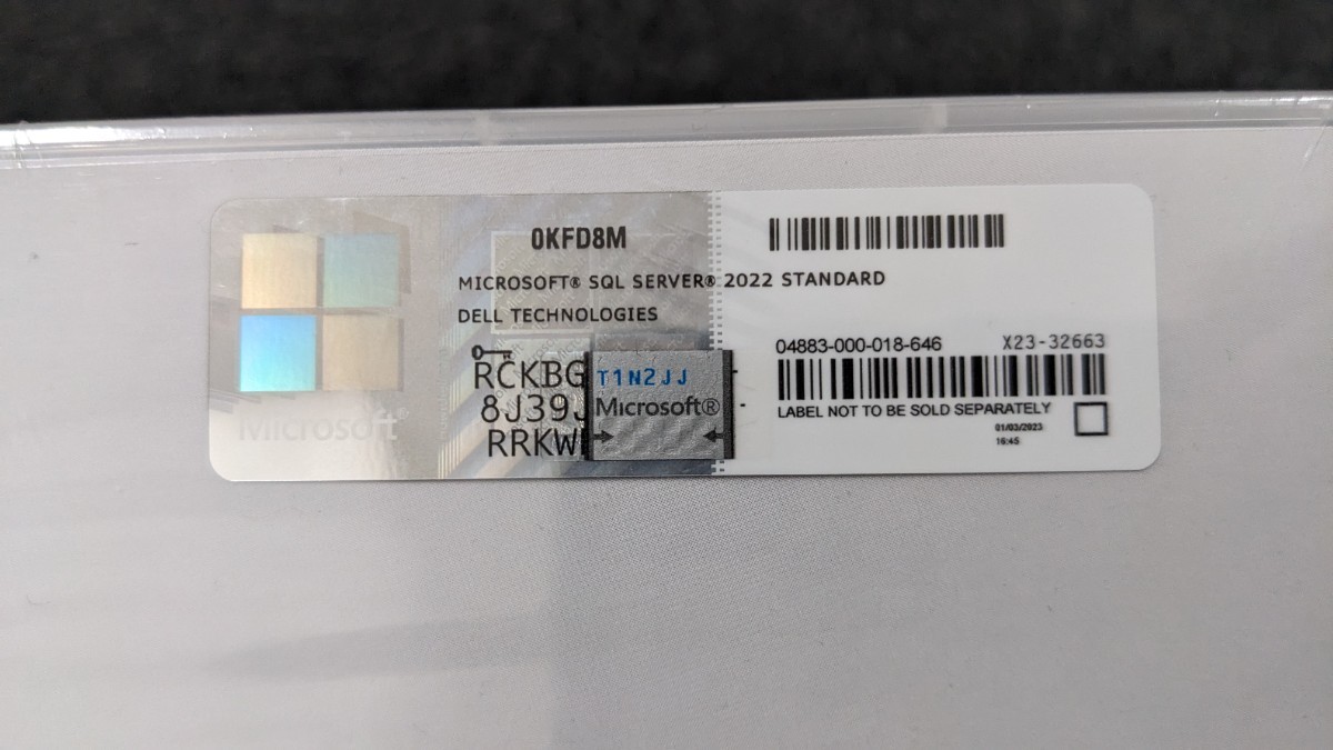 【メディアと正規COA】Microsoft SQL Server 2022 Standard + 5UserCAL【SQL2019/2017DWGD】の画像4