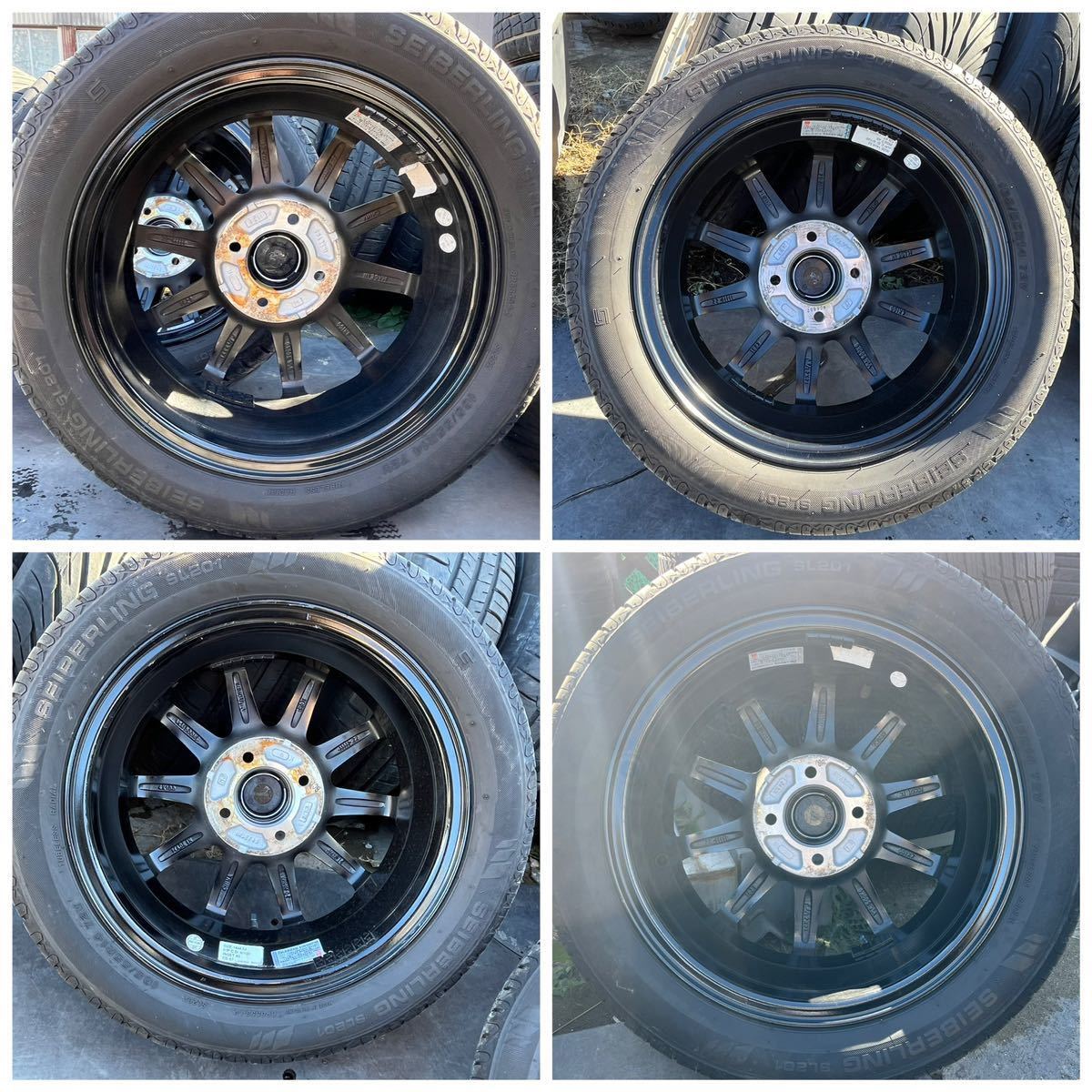 G Speed 165/55R14 2021年 4.5J +45 PCD100 2021年製　アルミホイール　4本セット_画像6