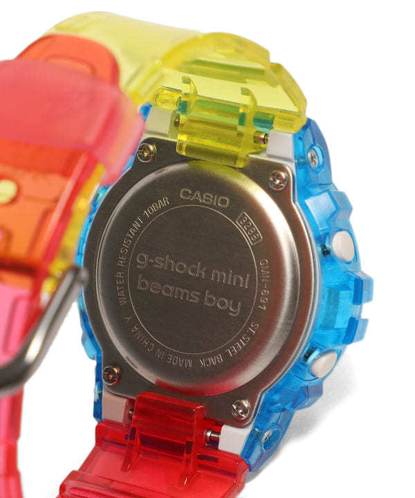 国内正規品 新品未使用 BEAMS BOY 別注 g-shock mini GMN-691 CRAZY COLOR ビームス ボーイ Gショック CASIO カシオ 腕時計の画像3