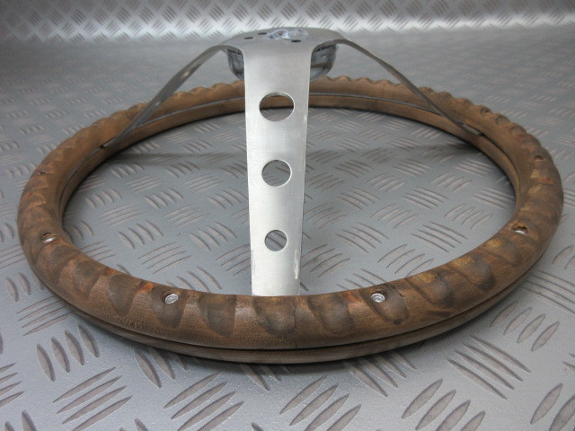 966-0.GRANT.グラントステアリング Classic Nostalgia Steering Wheels Stainless Steel/Brushed, Wood/Walnut,_画像7