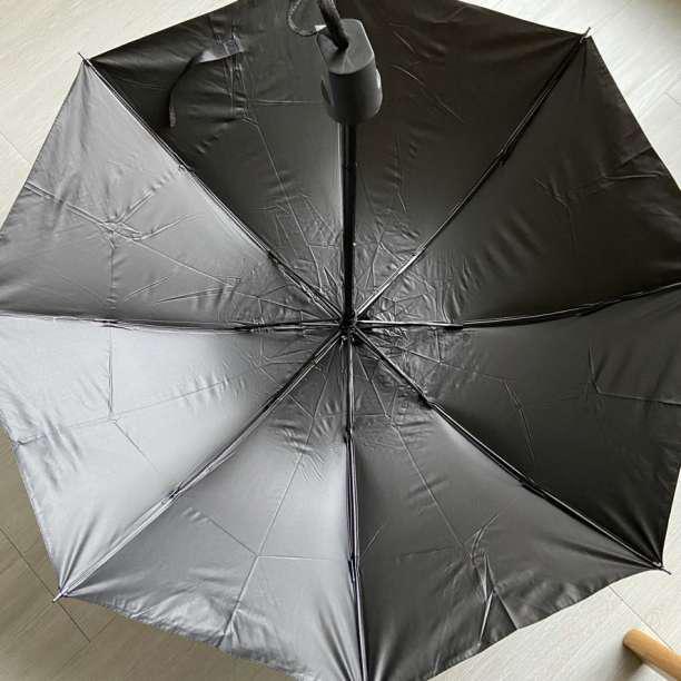 晴雨兼用 日傘 白 折りたたみ傘 完全遮光 UVカット 遮熱 折畳日傘 軽量_画像6
