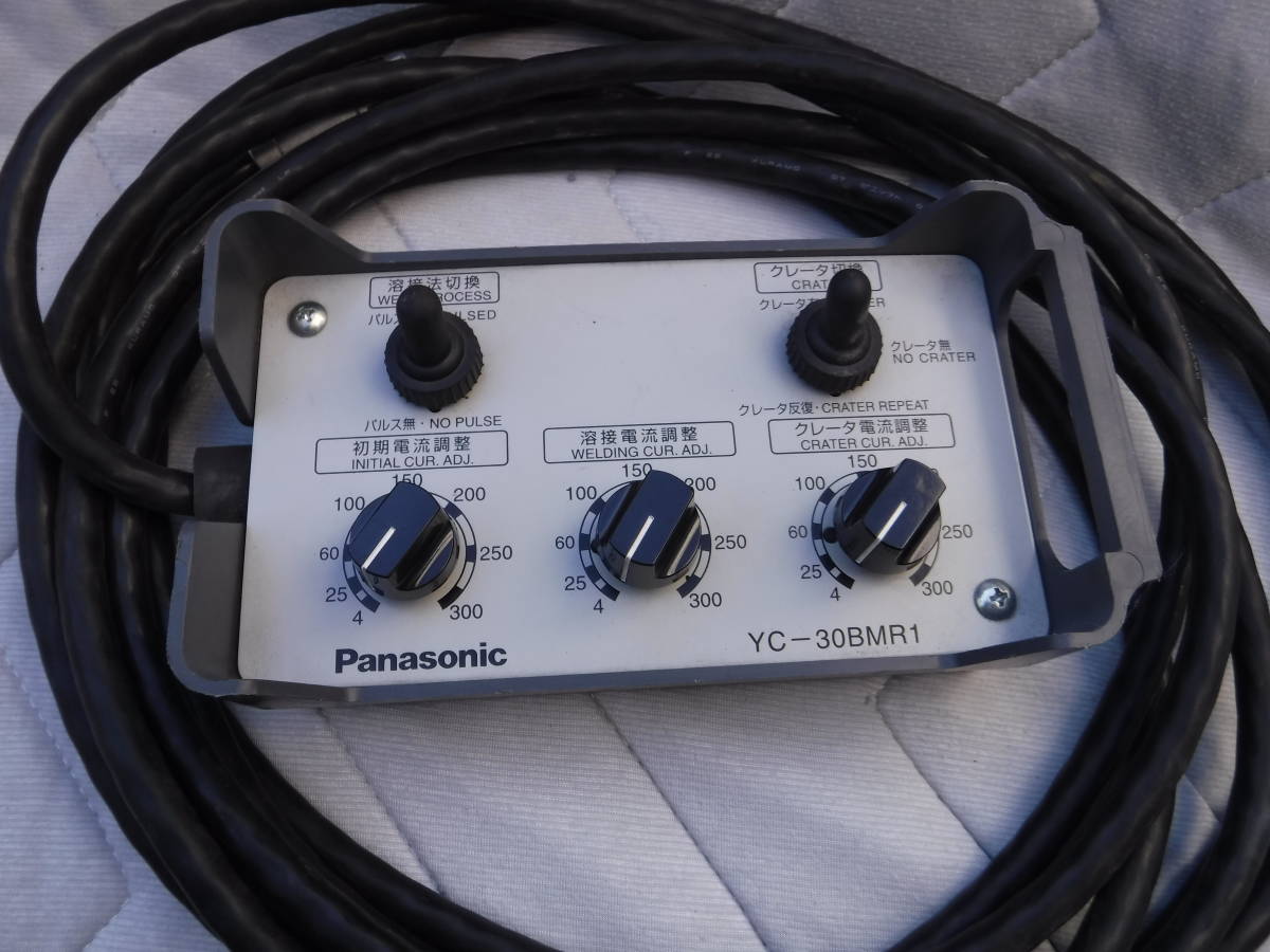 パナソニック（Panasonic） フルデジタル 直流TIG溶接機（リモコン1台・リモコン用延長ケーブル20ｍｘ2本付き）№1_リモコン（ケーブル長さ約5ｍ）