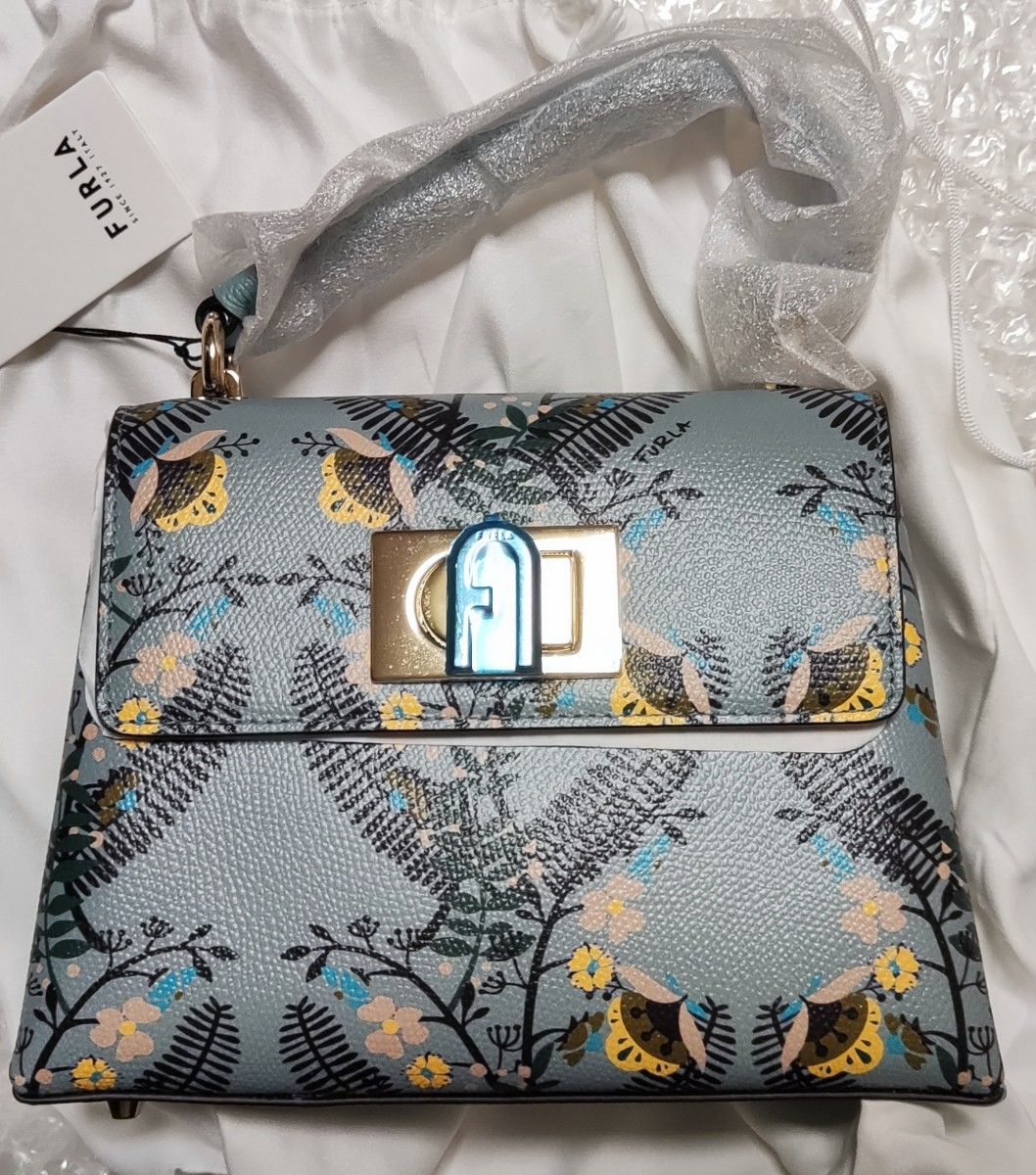 新品 フルラ FURLA 1927 mini トップハンドル フローラルプリント ミニ TOP HANDLE 2way ショルダー