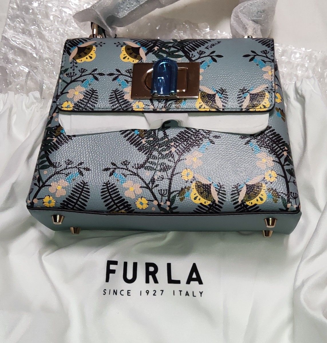 新品 フルラ FURLA 1927 mini トップハンドル フローラルプリント ミニ TOP HANDLE 2way ショルダー