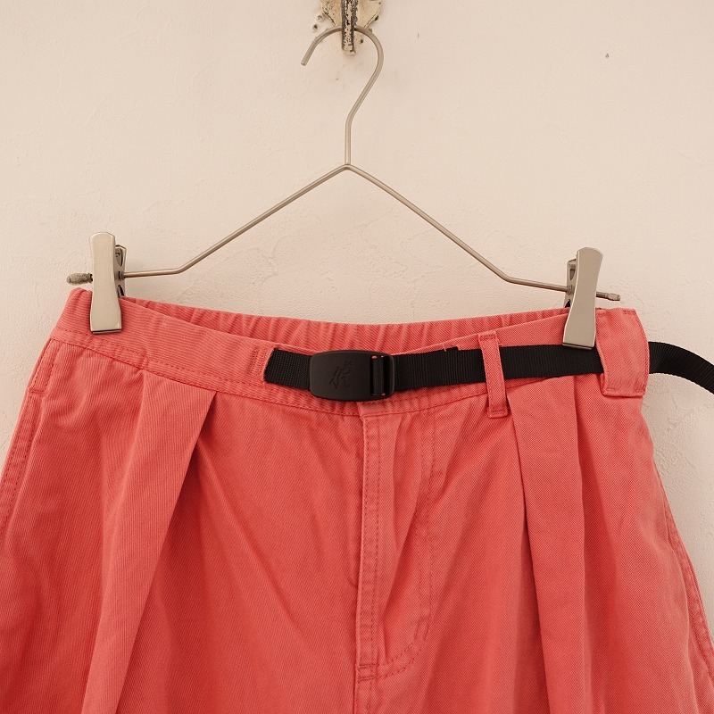 // Gramicci GRAMICCI * cotton wide Easy pants *M bottoms cotton pink tsu il Cross belt entering (1-2312-438)[20A42]