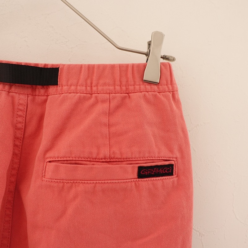 // Gramicci GRAMICCI * cotton wide Easy pants *M bottoms cotton pink tsu il Cross belt entering (1-2312-438)[20A42]