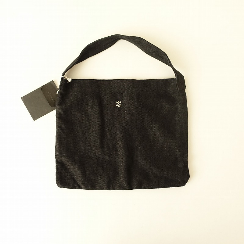 //【美品/定価2.2万】アーツ&サイエンス ARTS&SCIENCE *original tote リネンオリジナルトート S*黒ブラック(ba85-2312-154)【01A42】_画像4