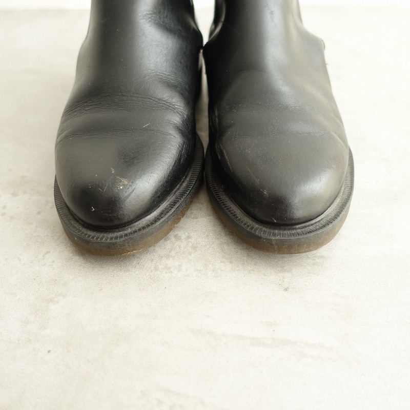 //ドクターマーチン Dr. Martens *レザーショートブーツ 4.5/23*ブラック黒ベルトレザー皮革シューズ靴(sh88-2401-20)【12A42】_画像3