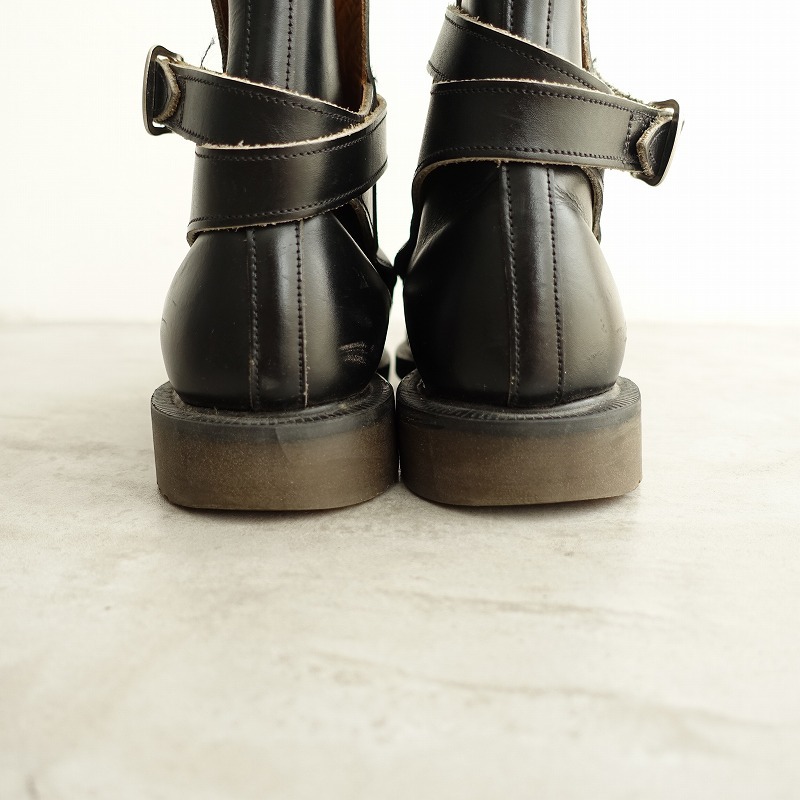 //ドクターマーチン Dr. Martens *レザーショートブーツ 4.5/23*ブラック黒ベルトレザー皮革シューズ靴(sh88-2401-20)【12A42】_画像4