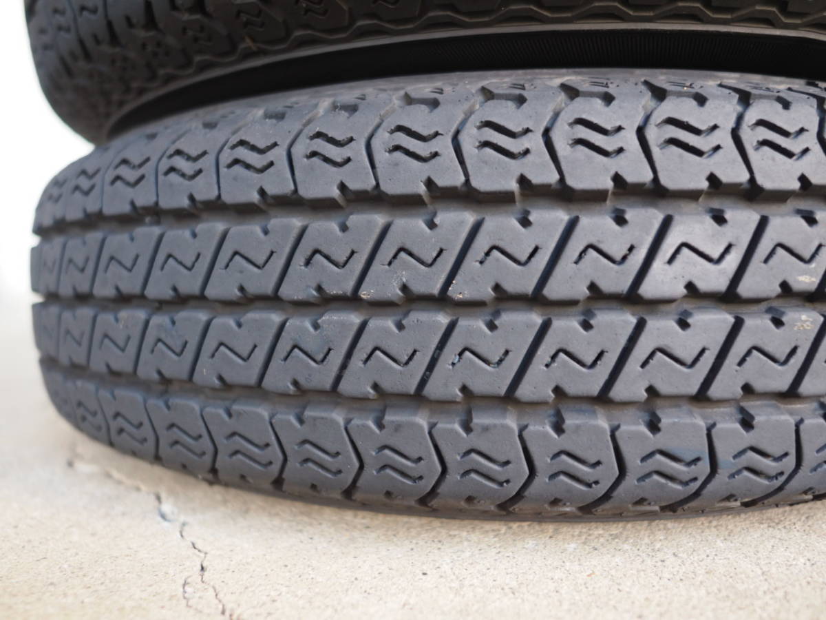 N69　送料無料　アクティ純正　3.5Jx12 +40 PCD100 4穴　145/80R12 80/78N LT　4本7分/8分山　ホンダ純正　ストリート　ホビオ　バモス_画像9