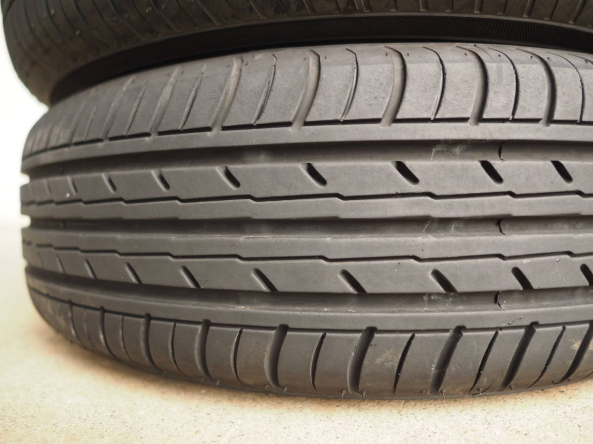 N100　送料無料　e:vance　4Jx13 +45 PCD100 4穴　155/65R13　4本8分/9分山　13X4.00B　JWL-T　ekワゴン　ライフ　ラパン　ワゴンR　MAX_画像9