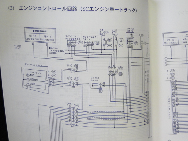  Sambar electric wiring TT.TV.TW 2001 SUBARU SAMBAR