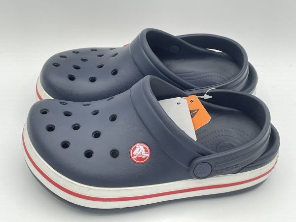  новый товар cr2850 товар с некоторыми замечаниями Crocs часы частота Kids 19.5cm J1 детский темно-синий темно-синий CROCS CROCBAND KIDS параллель импортные товары 