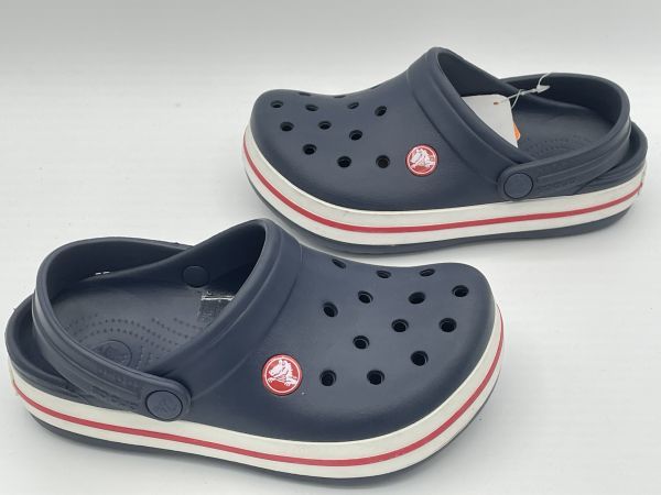  новый товар cr2850 товар с некоторыми замечаниями Crocs часы частота Kids 19.5cm J1 детский темно-синий темно-синий CROCS CROCBAND KIDS параллель импортные товары 