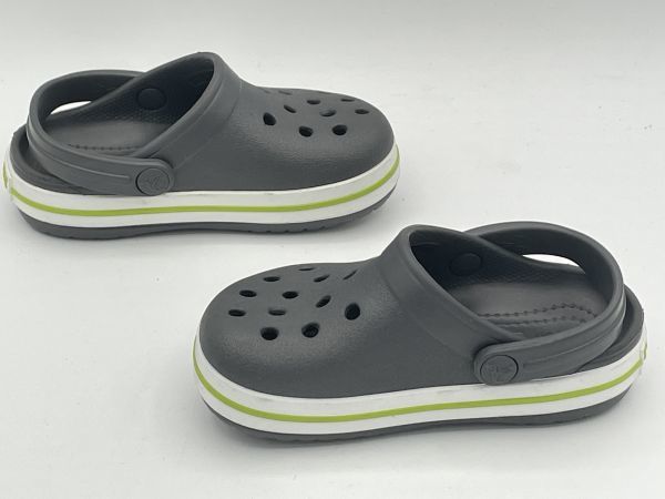  новый товар cr2856 товар с некоторыми замечаниями Crocs часы частота Kids 15.0cm C7 детский graphite x болт зеленый CROCS CBAND K C.BLU