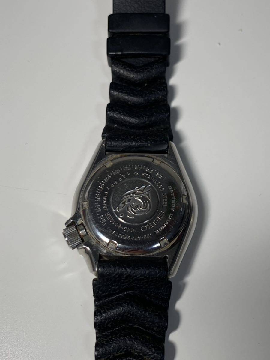 SEIKO セイコー 腕時計 ダイバー クォーツ デイデイト クオーツ デイト プルフェッショナル_画像4