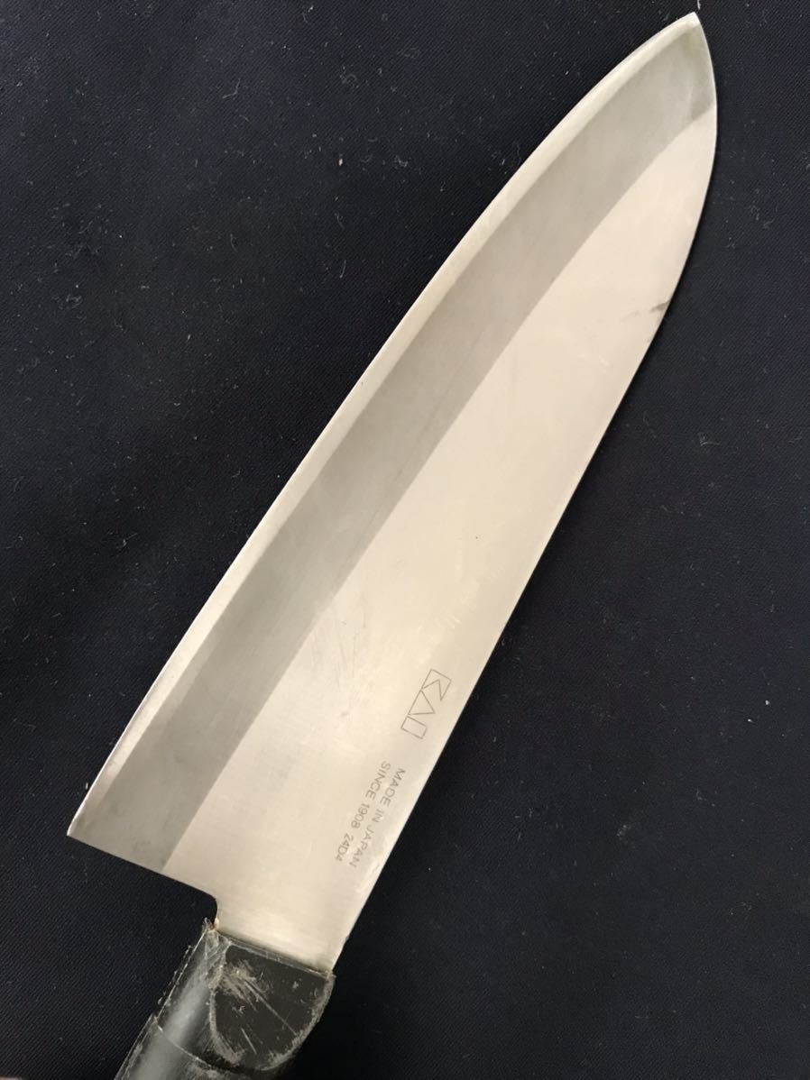 三徳包丁 万能包丁 関孫六 SE2000 HIGH CARBON 包丁 調理器具 洋包丁 刃渡リ16.5cm_画像4