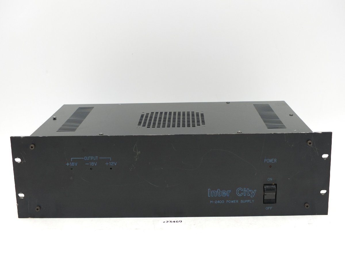 【z23469】Inter City M-2400 POWER SUPPLY パワーサプライ 通電確認済み 格安スタート_画像1