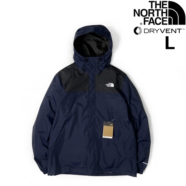 1円～!売切!【正規新品】THE NORTH FACE◆ANTORA TRICLIMATE マウンテンパーカー×フリース US限定 3way 撥水 登山(L)紺 黒 190122-115_画像4