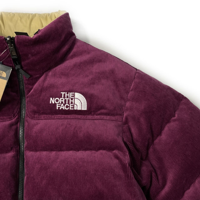 1円～!売切!【正規新品】THE NORTH FACE◆1992 REVERSIBLE NUPTSE JACKET コーデュロイ ヌプシ リバーシブル US限定(M)紫 190122-190_画像5