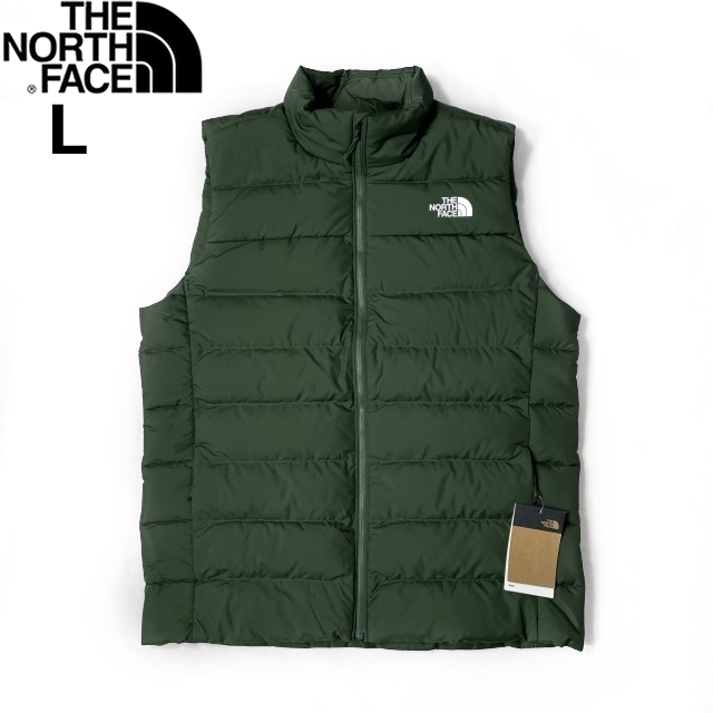 1円～!売切!【正規新品】THE NORTH FACE◆ACONCAGUA 3 VEST ダウンベスト アコンカグア US限定 軽量 撥水 アウトドア(L)緑 190122-80_画像3