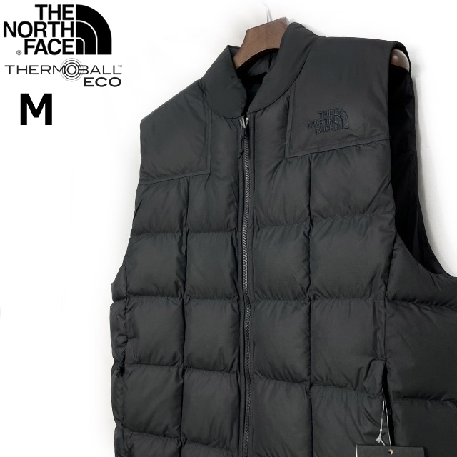 1円～!売切!【正規新品】THE NORTH FACE◆LHOTSE REVERSIBLE VEST 中綿 ベスト US限定 キルティング リバーシブル ダウン(M)黒 190122-100_画像2