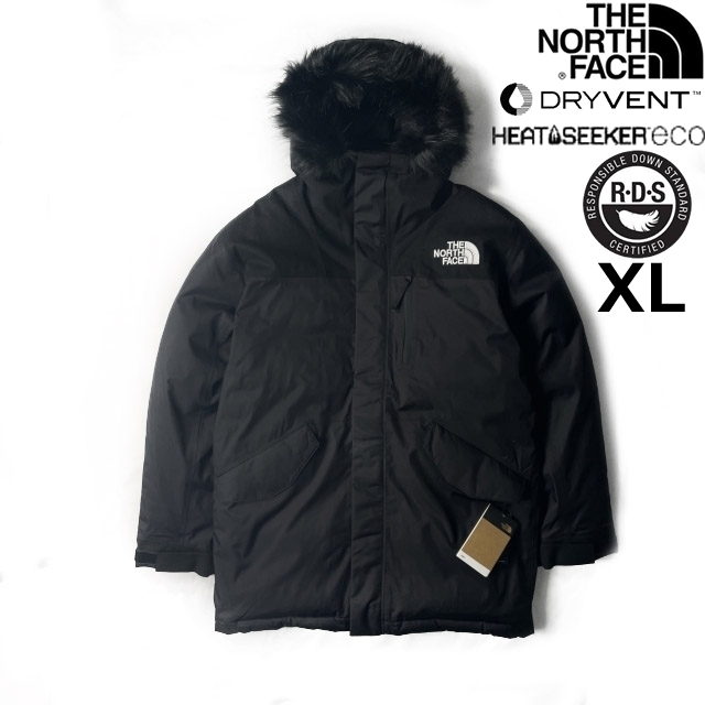 1円～!売切!【正規新品】THE NORTH FACE◆BEDFORD DOWN PARKA ダウンジャケット ベッドフォード US限定 DRYVENT 防寒(XL)黒 190122-200_画像2