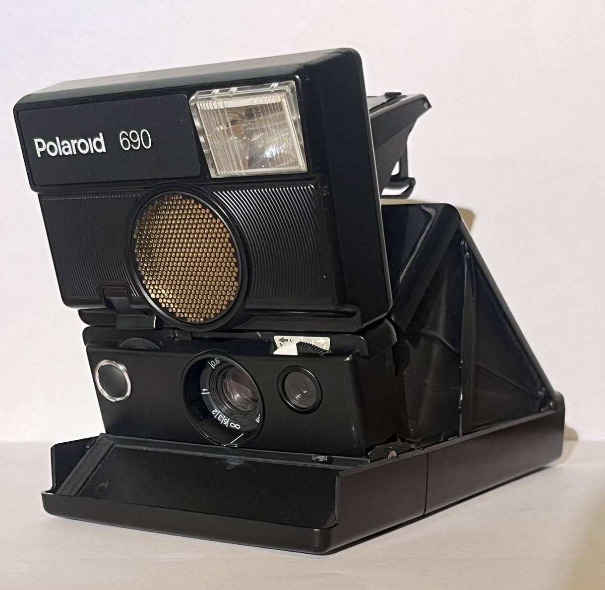 シャッター動作確認済］Polaroid 690 ポラロイドカメラ 一眼レフ方式