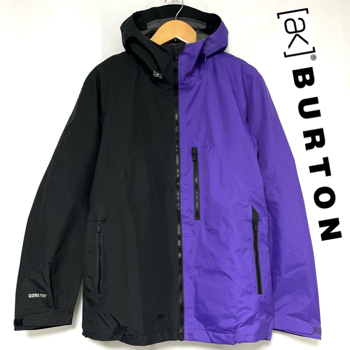 BURTON AK バートン GORE-TEX シェル ジャケット ゴアテックス 高機能 スノーボード スノボ スキー スポーツ アウトドア メンズ  S ブラック