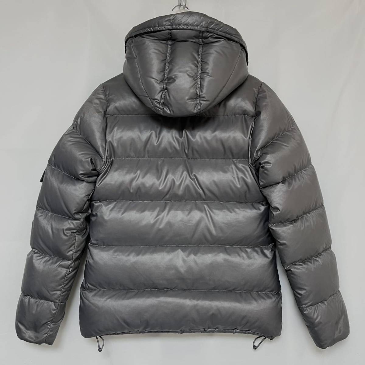 Pyrenexpire neck sNOSTALGIC down jacket lady's down gray 34 XXS S M