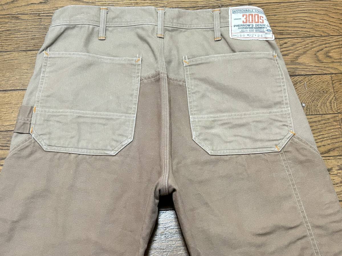 *Pherrow\'s/pherrows Fellows 300S LOT 388 Union ticket double knee Duck pe Inter te Rickman pants 32 BJBD.A