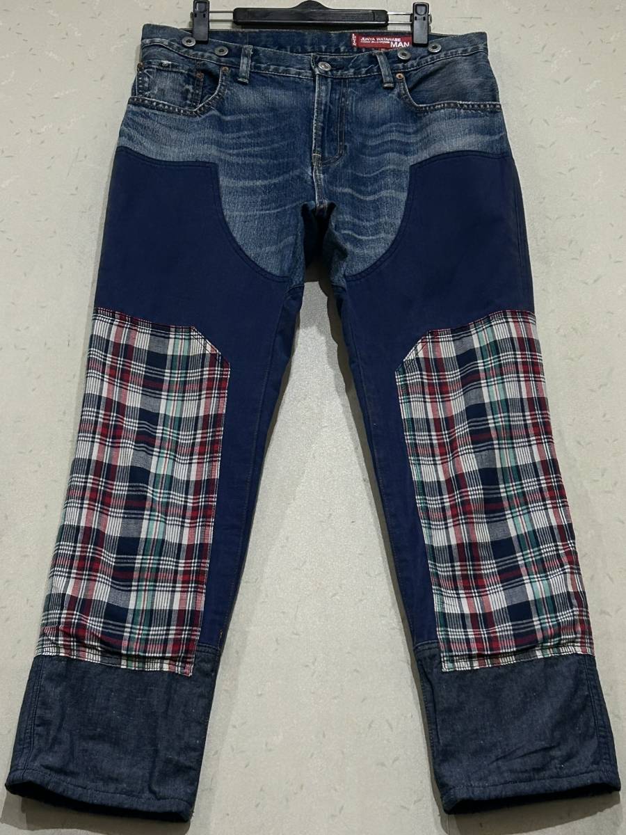 ※JUNYA WATANABE MAN COMME des GARCONS Levi's ジュンヤ ワタナベコムデギャルソンリーバイスWK-P209再構築デニムパンツ日本製 XS BJBD.A_画像1