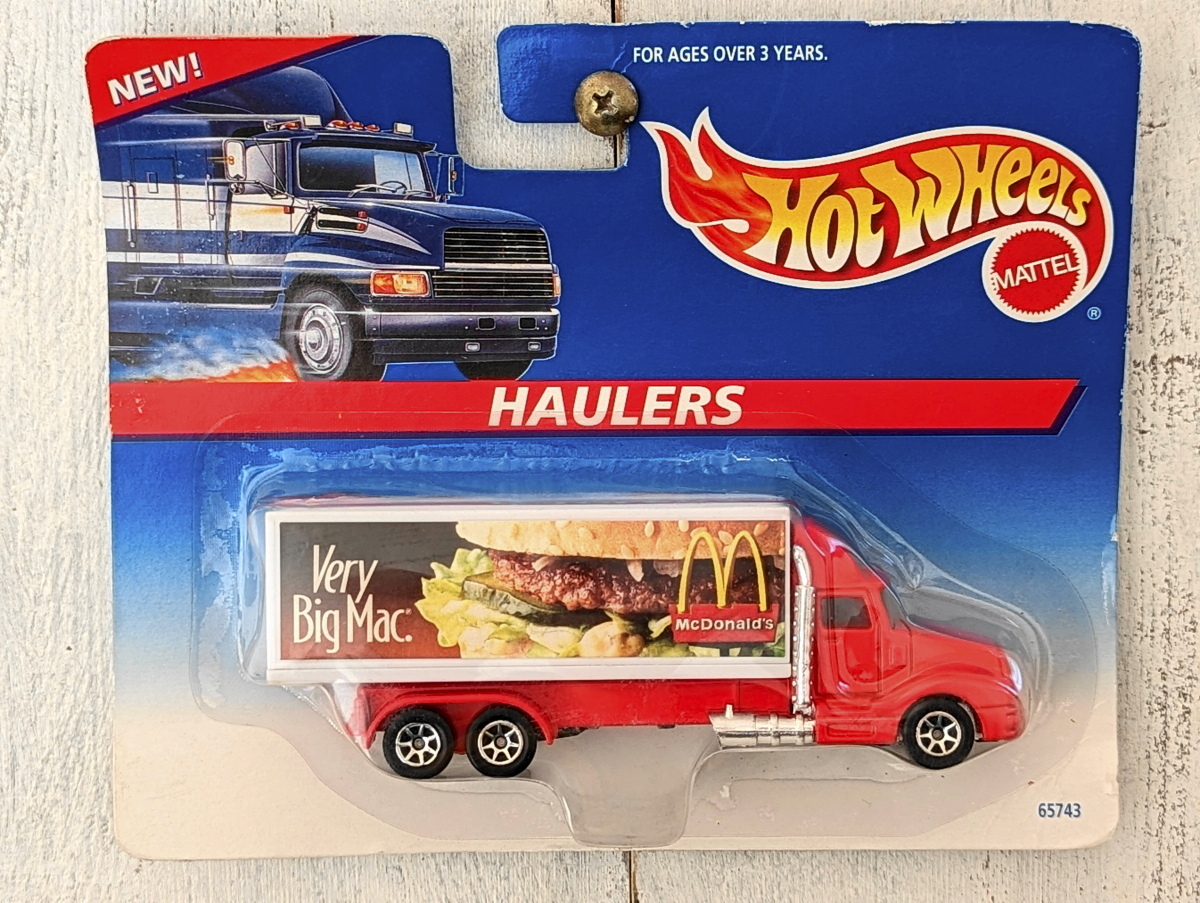 ◎HAULERS◎マクドナルド ホーラー McDONALD'S 赤◎*難 HOT WHEELS ホットウィール_画像1