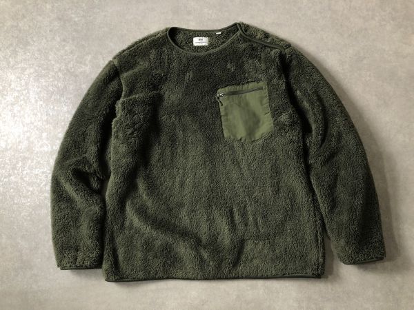 即完売品●Engineered Garments x UNIQLO●マイクロフリース プルオーバー トレーナー●エンジニアードガーメンツ_画像2